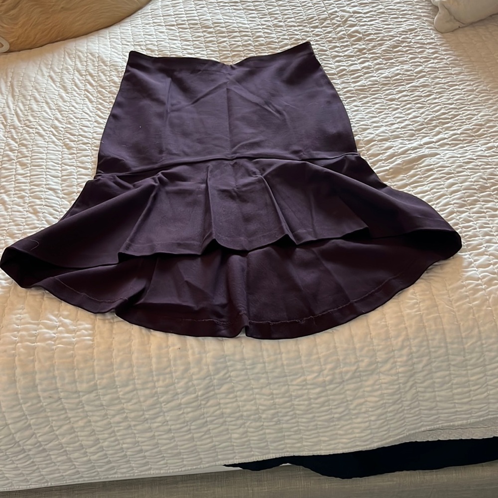 Ann Taylor 6P Eggplant Skirt